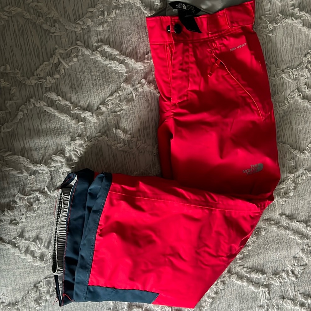 The North Face Kids Red and Black Joggers